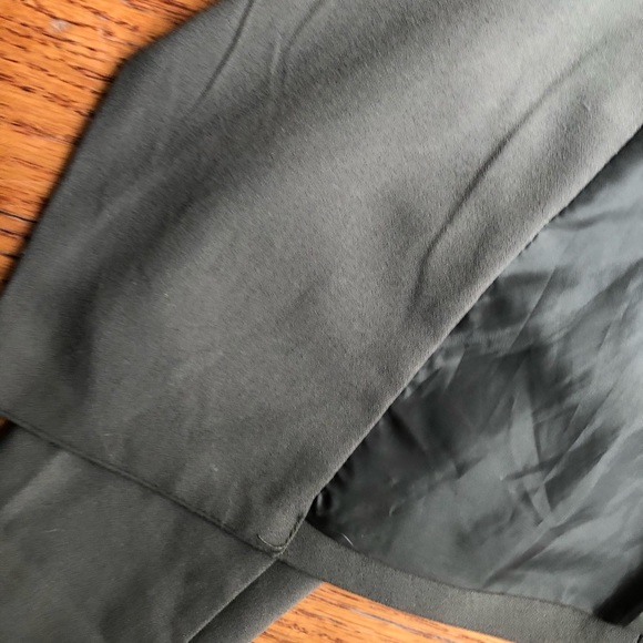 Olive Green H&M draped blazer - Picture 4 of 5